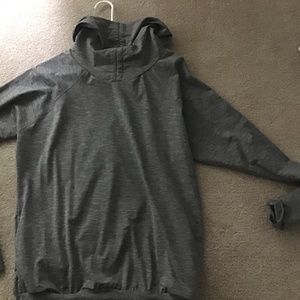 Sweaty Betty grey pullover hoodie